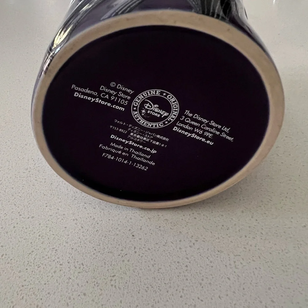 Jack Skellington Nightmare Before Christmas Disney Store‎ 3D Purple Mug